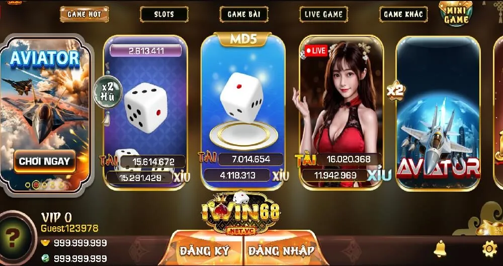 Danh mục game tại IWIN68